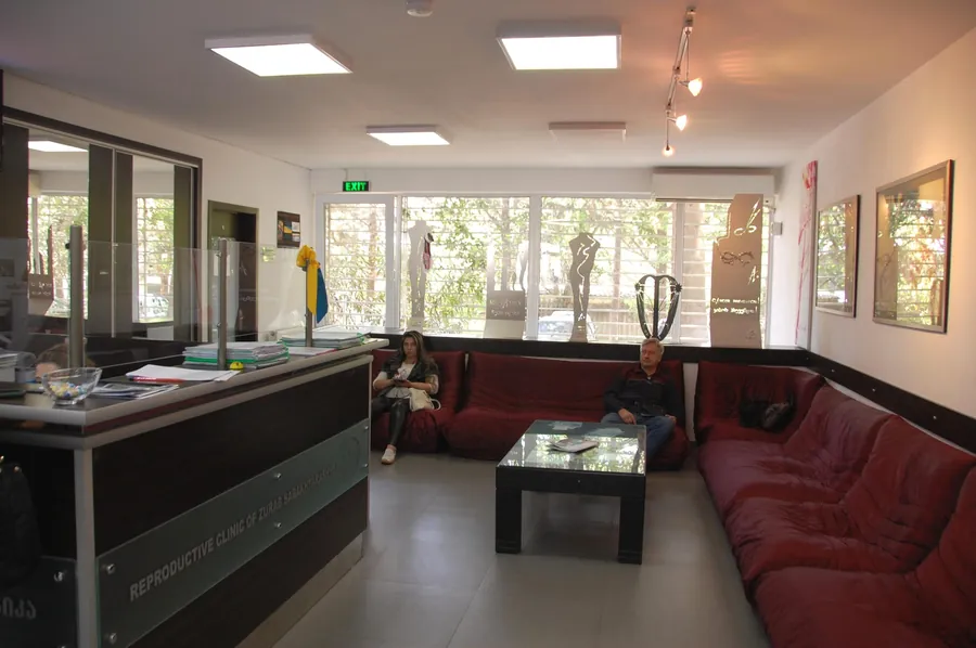 Interior da clínica